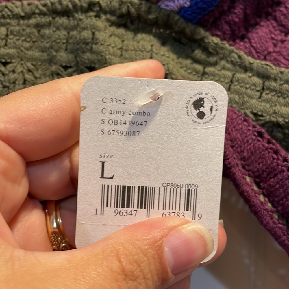 NWT! Free People Another Weekend Longline Crochet Bra Top L - Picture 4 of 7